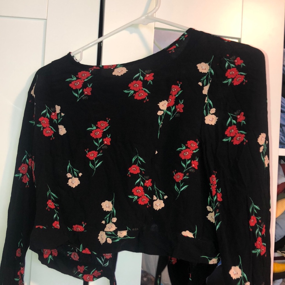 Floral crop top